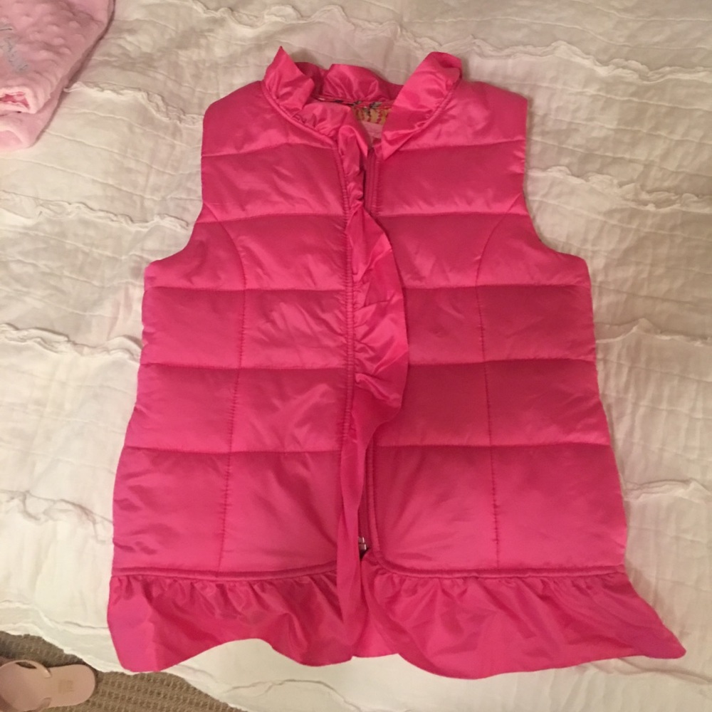 Girls Lilly Pulitzer puff vest